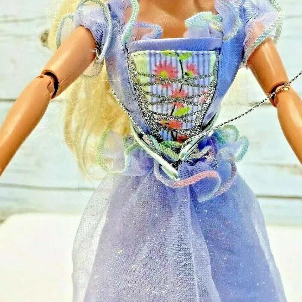 MATTEL BARBIE Doll Twist-N-Turn Purple Gown Articulated Elbows Knees 12" Tall - Picture 3 of 12